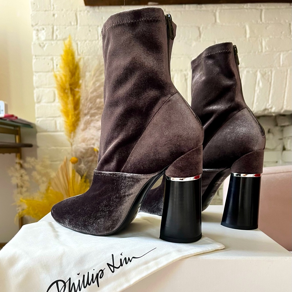 3.1 Phillip Lim Kyoto Stretch Velvet Boot